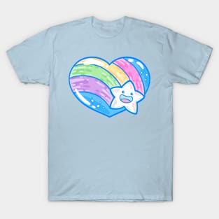 Kawaii Rainbow Shooting Star T-Shirt